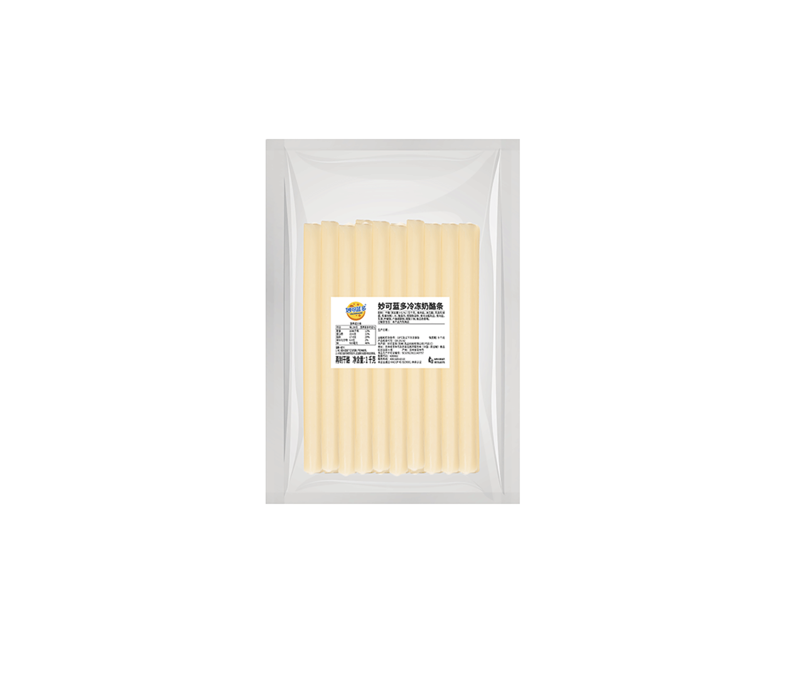凯发一触即发 冷冻奶酪条1kg
