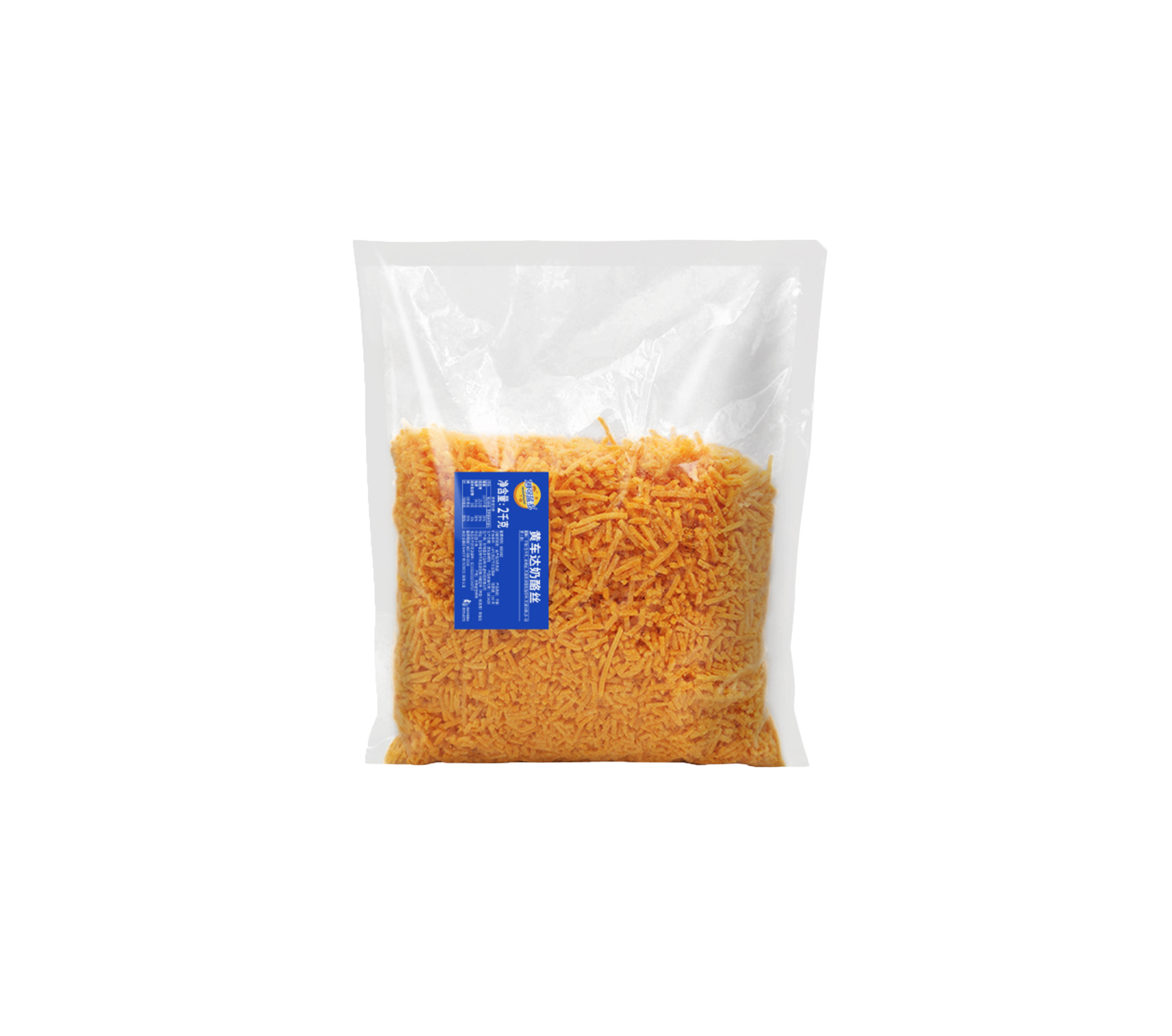 凯发一触即发 黄车达奶酪丝2kg